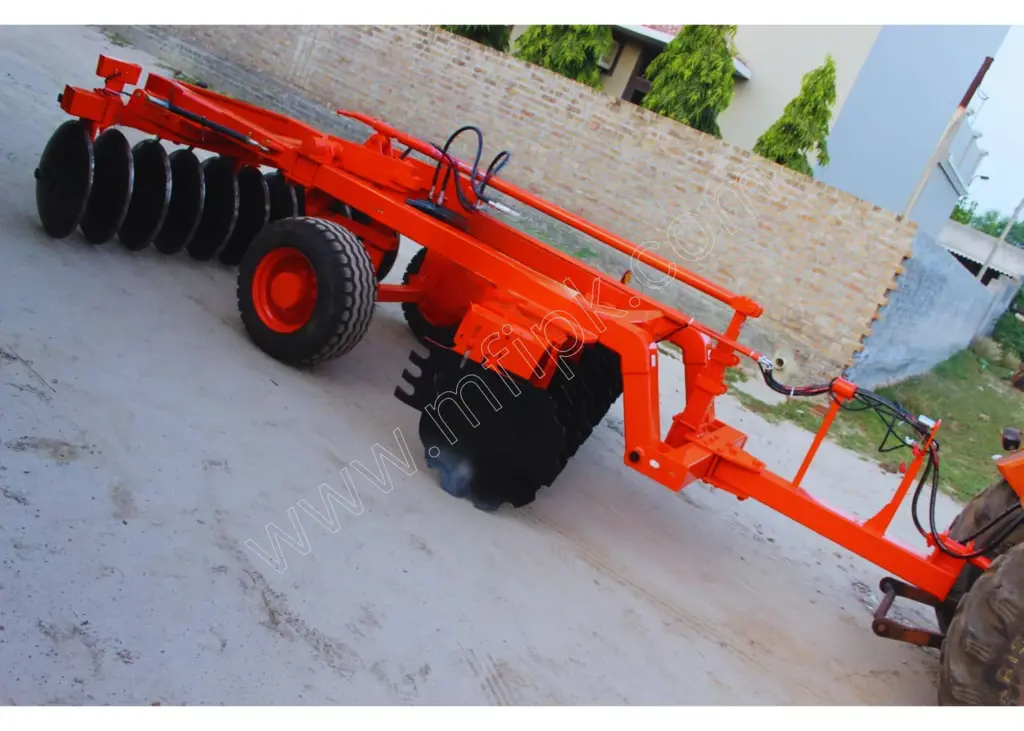 Disc harrow implement prepared for tractor buyers
