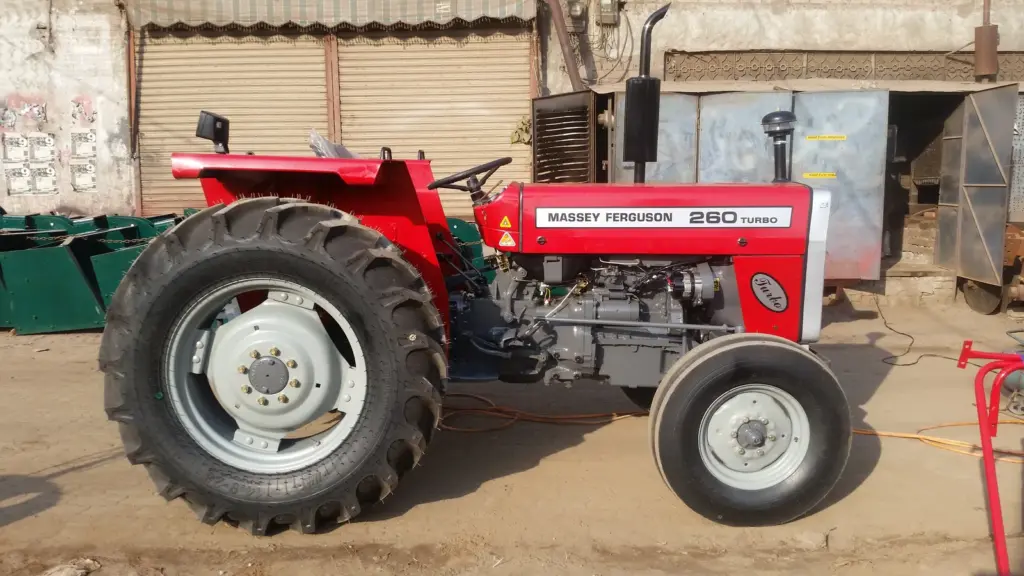 MF 260 tractor prepared for export buyers